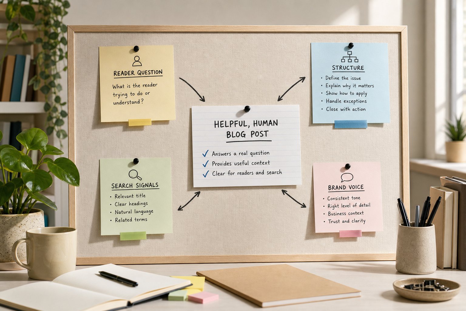 Writing Blog Posts for Search Without Sounding Robotic