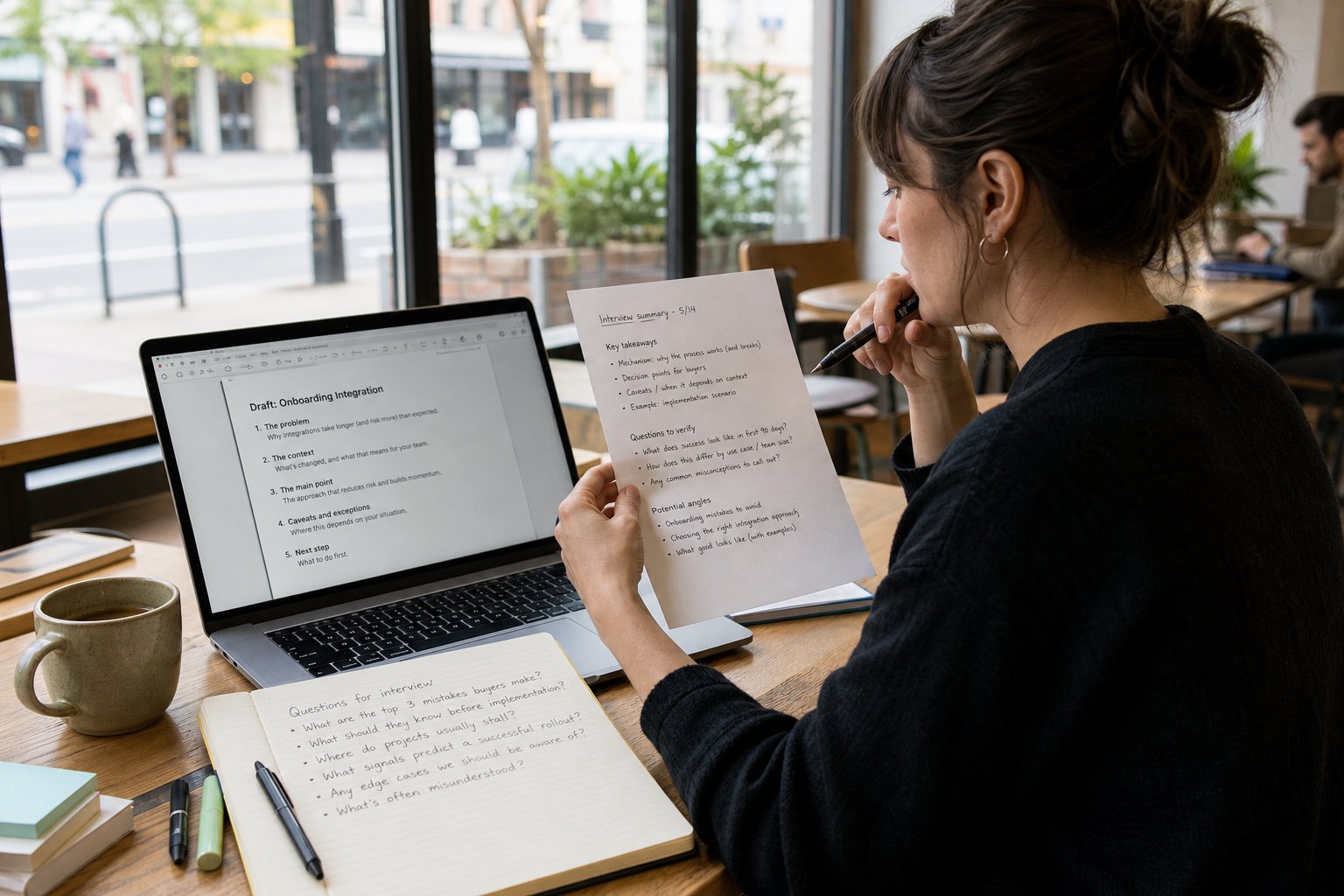 How to Turn Subject Matter Expert Input into Useful Content